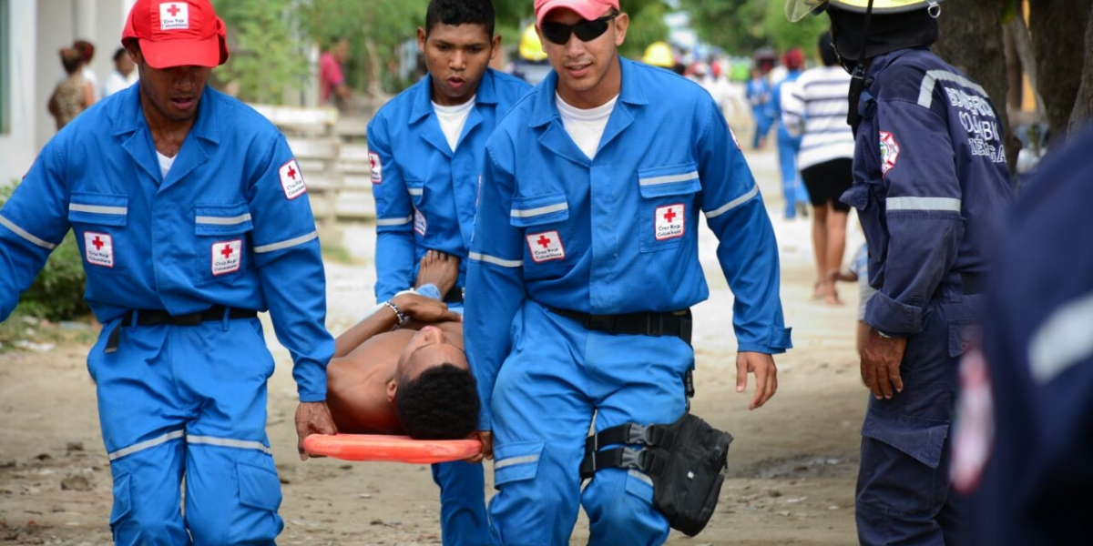 Alcaldía de Ciénaga Simulacro en Ciénaga