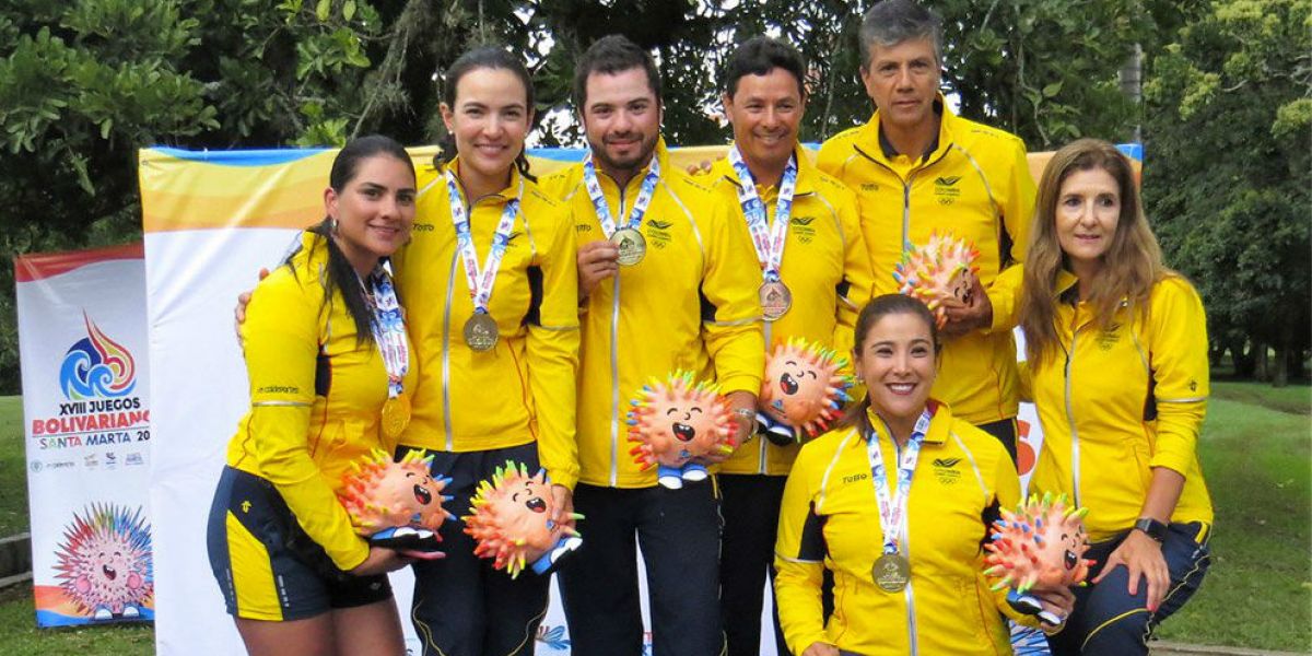 Prensa Juegos Bolivarianos. de Colombia brilló en las tres pruebas que se disputaron a lo largo de la semana en el Club Campestre de Cali.