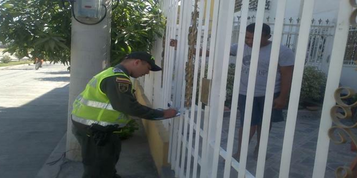 Policía de Santa Marta. Inician campañas para evitar robos.