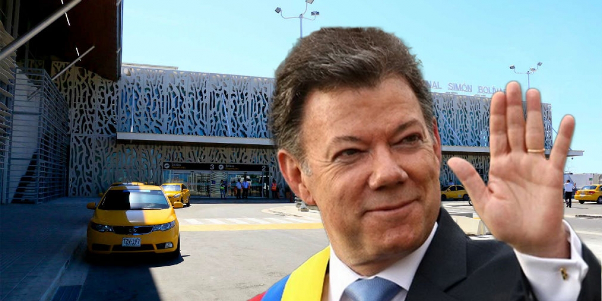 Seguimiento.co El presidente Santos se despedirá de su Gobierno sin ampliación de la pista.