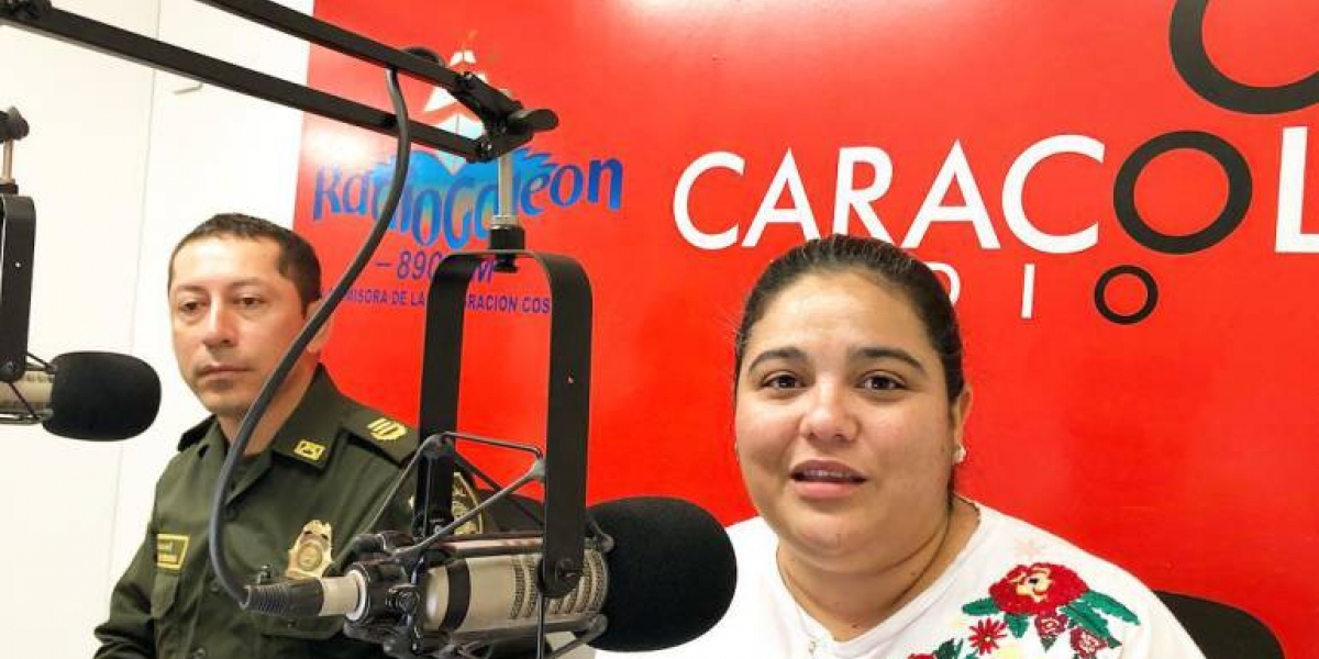 Caracol Radio. Priscila Zúñiga.