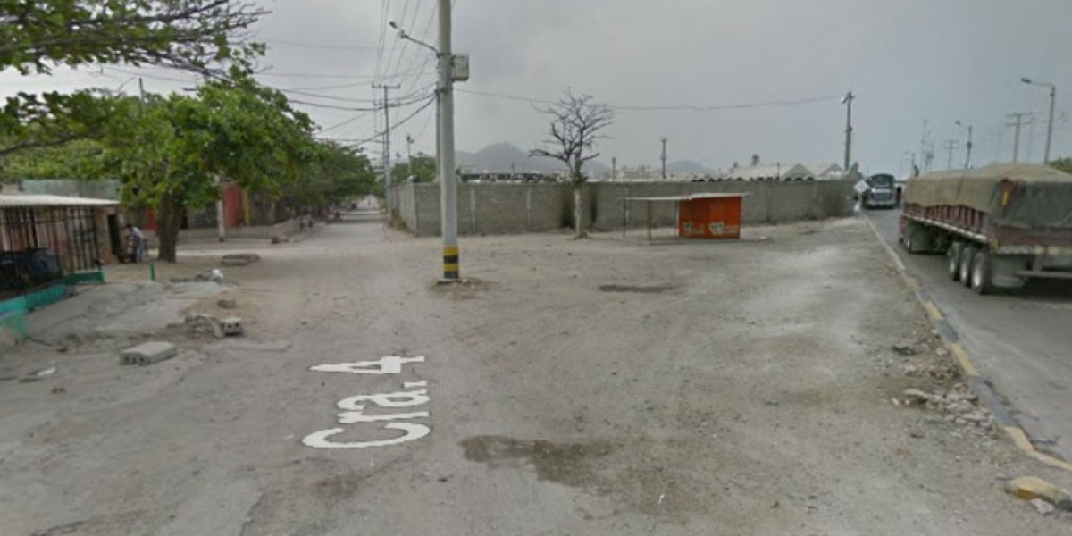 Google Maps Los hechos ocurrieron a la altura de la vía alterna con carrera 4.