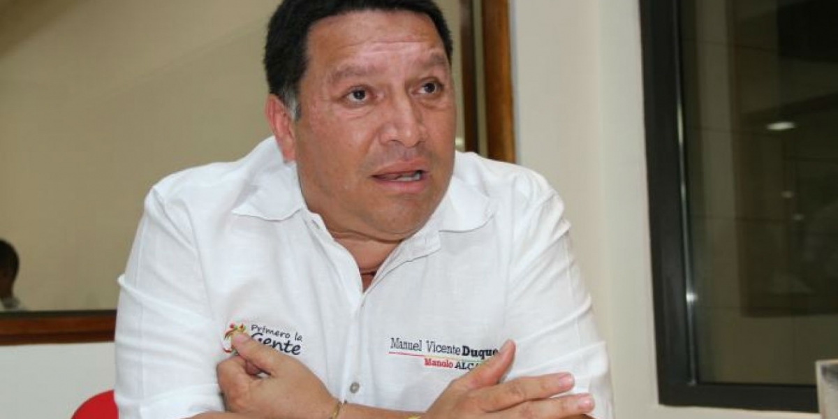 Zona Cero Manolo Duque, alcalde de Cartagena.