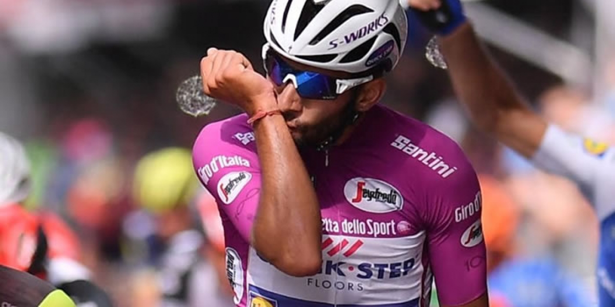 Foto: colombia.com Gaviria, de 22 años, ya tiene su póquer en el Giro de su debut.
