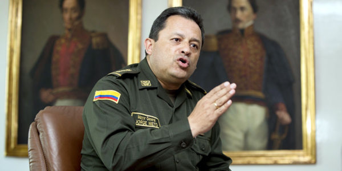 Foto: eltiempo.com eneral de la Policía Nacional, Jorge Hernando Nieto.