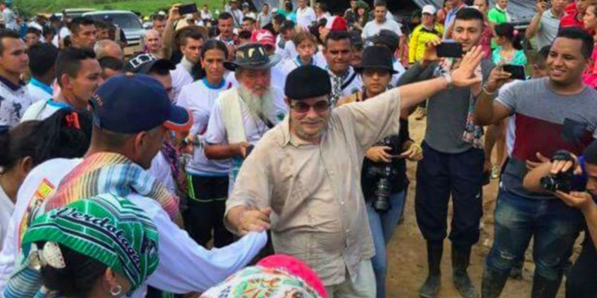 El máximo líder de las FARC, Rodrigo Londoño, alias "Timochenko"