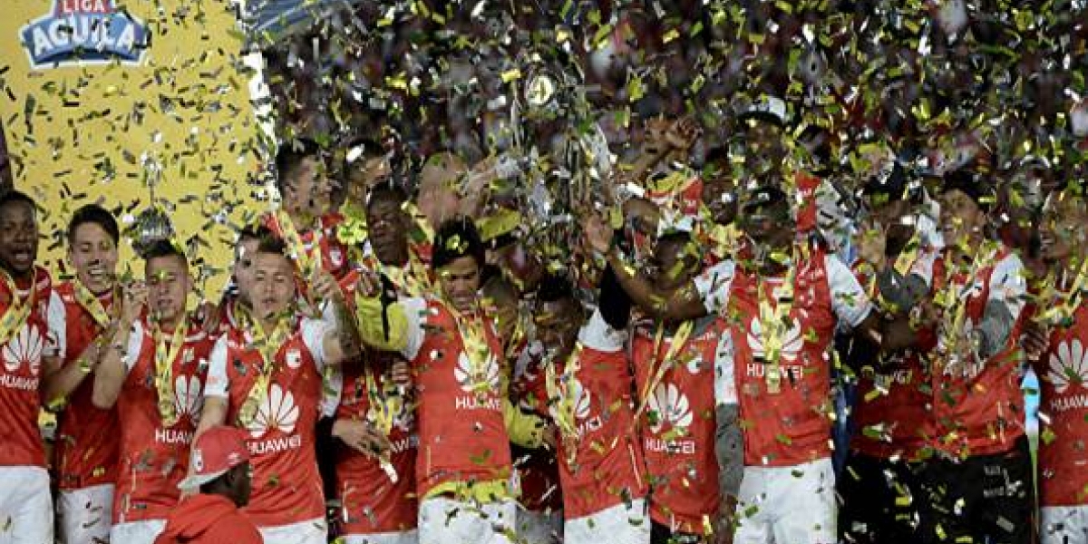 Independiente Santa Fe, campeón de la Liga Águila 2016-II.