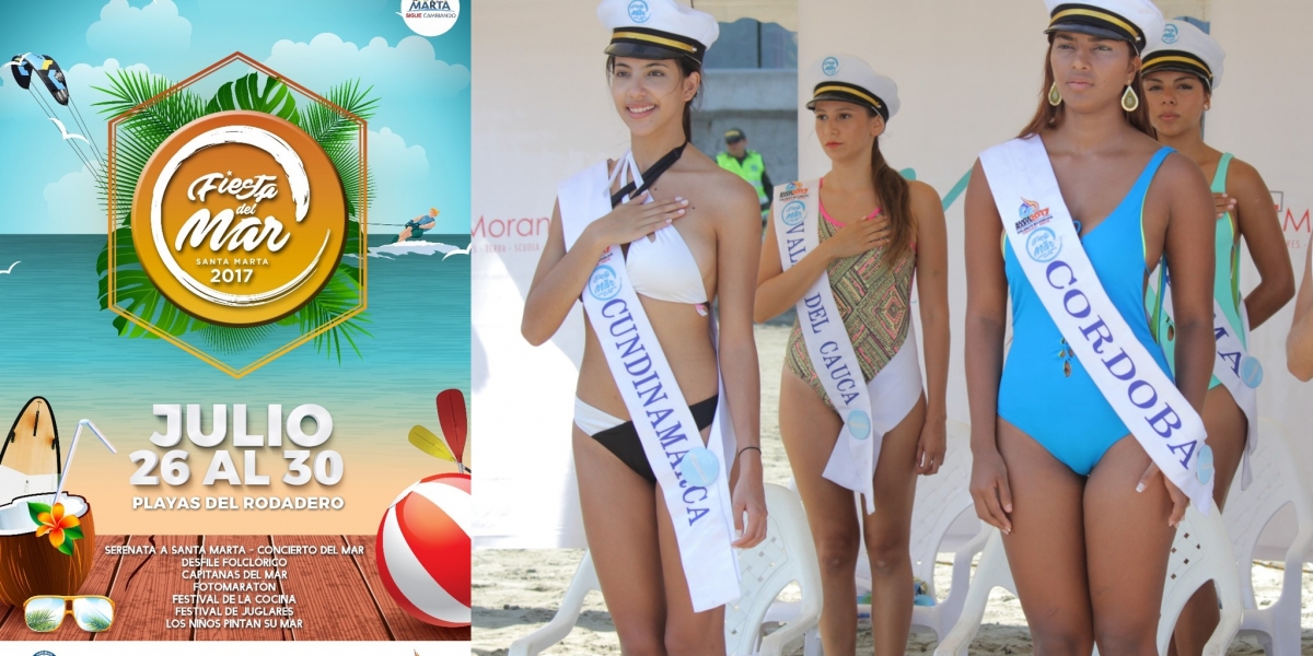 Foto: Alcaldía de Santa Marta. La Fiesta del Mar 2017 se realizará del 26 al 30 de julio.