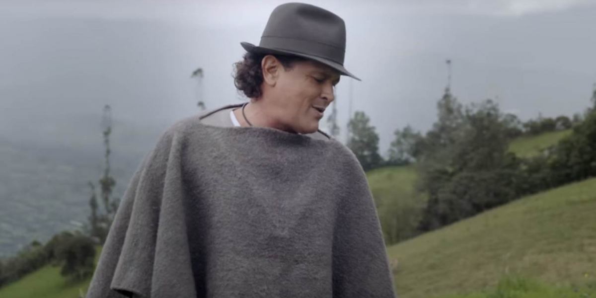 Foto: Captura. En el video el samario luce una la ruana y el sombrero típico de del departamento de Boyacá.