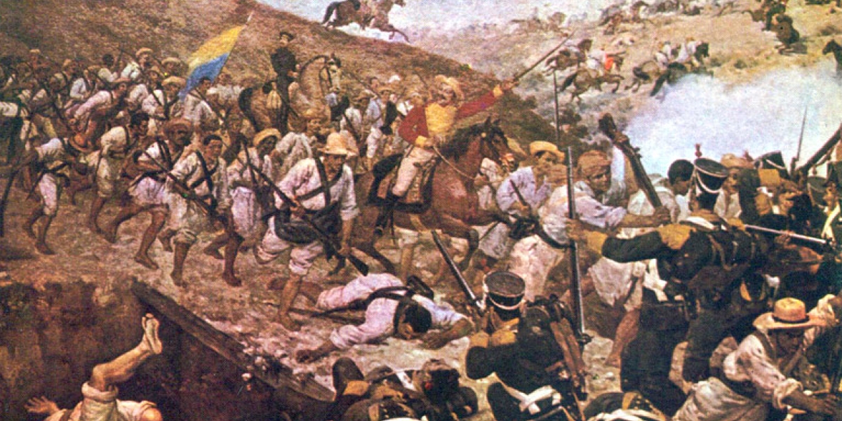 La Batalla de Boyacá tuvo lugar el 7 de agosto de 1819 en el cruce del río Teatinos.