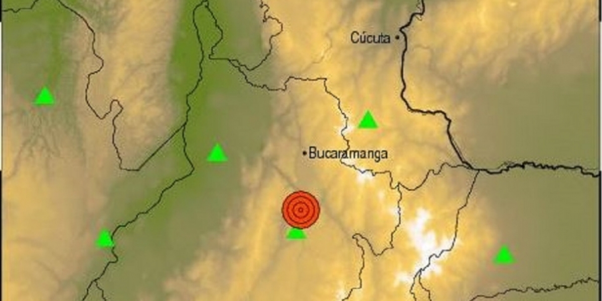Servicio Sismológico Detalles del epicentro del temblor
