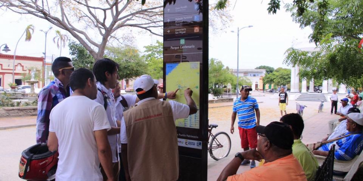 Alcaldía de Ciénaga Señalización turística en Ciénaga