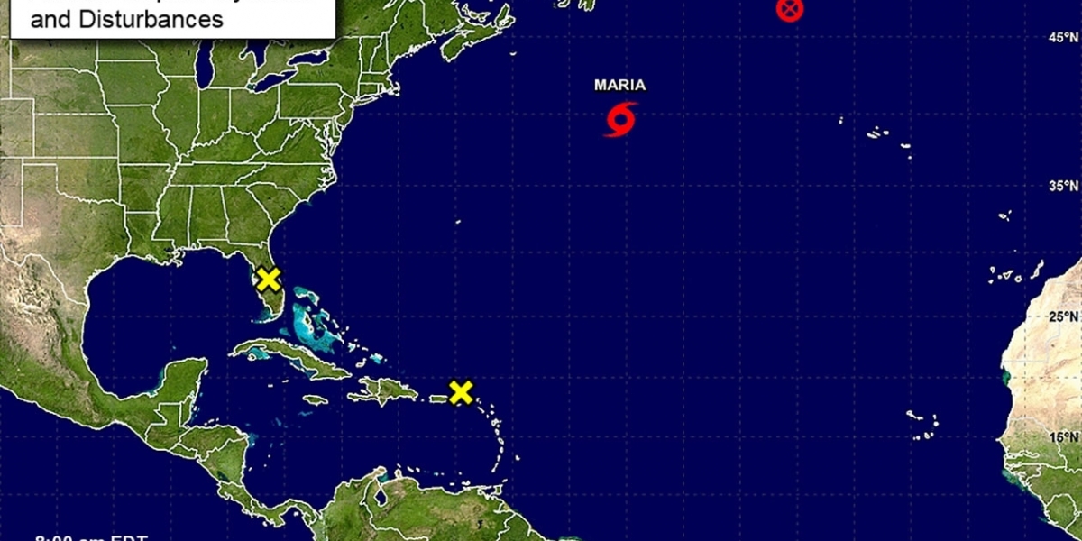 La tormenta tropical presenta vientos sostenidos de 60 millas por hora (95 km/h) y sigue su veloz desplazamiento con rumbo este-noreste.
