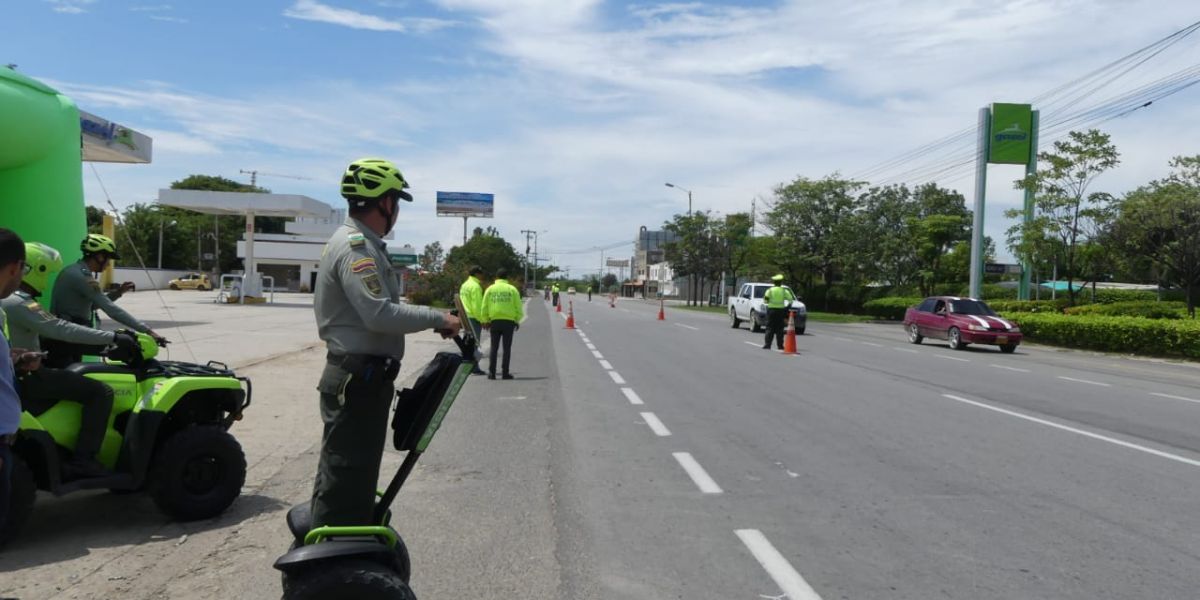 Comenzaron los controles viales. 
