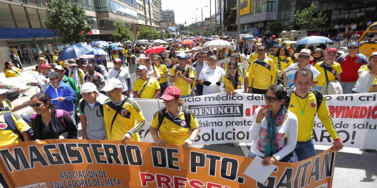 El Tiempo Fecode anunció paro para el 23 de octubre.