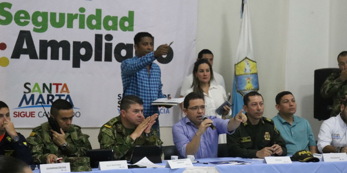 Alcaldía de Santa Marta Consejo de Seguridad Ampliado Distrital.