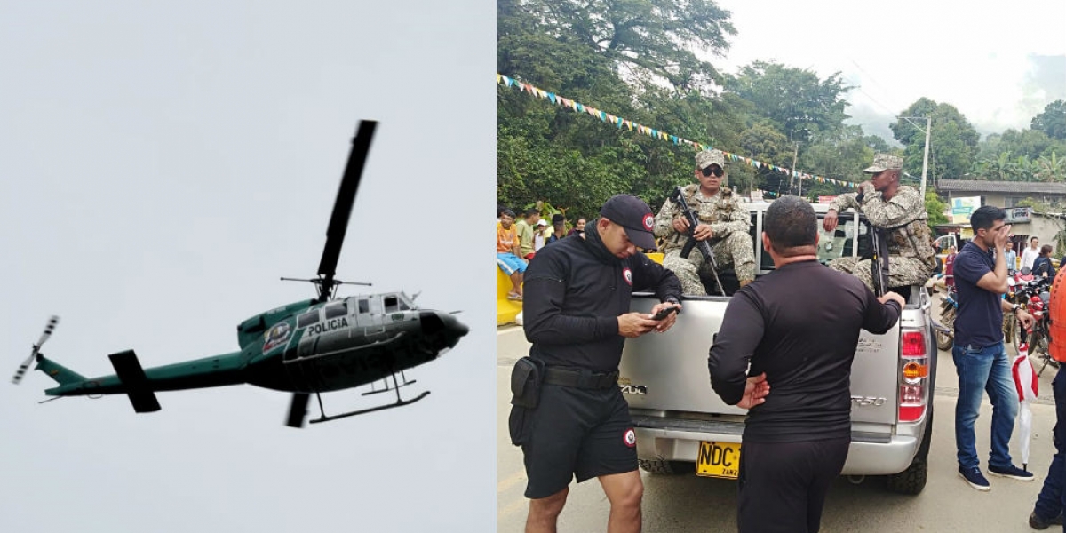 Seguimiento.co Policía, Ejército Nacional, Defensa Civil, Bomberos de Santa Marta y Armada Nacional, buscan por cielo, tierra y agua al menor.