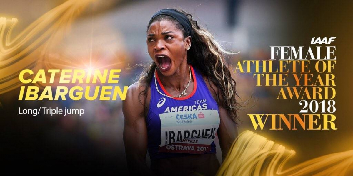Semana Caterine Ibargüen ganó el premio a la mejor atleta del mundo del 2018.