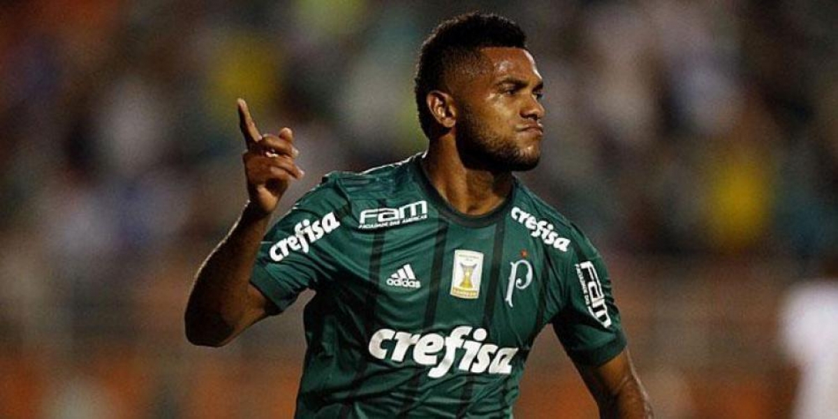 Saque de Meta Miguel Ángel Borja sumó sus goles para llevar a Palmeiras hasta las semifinales.
