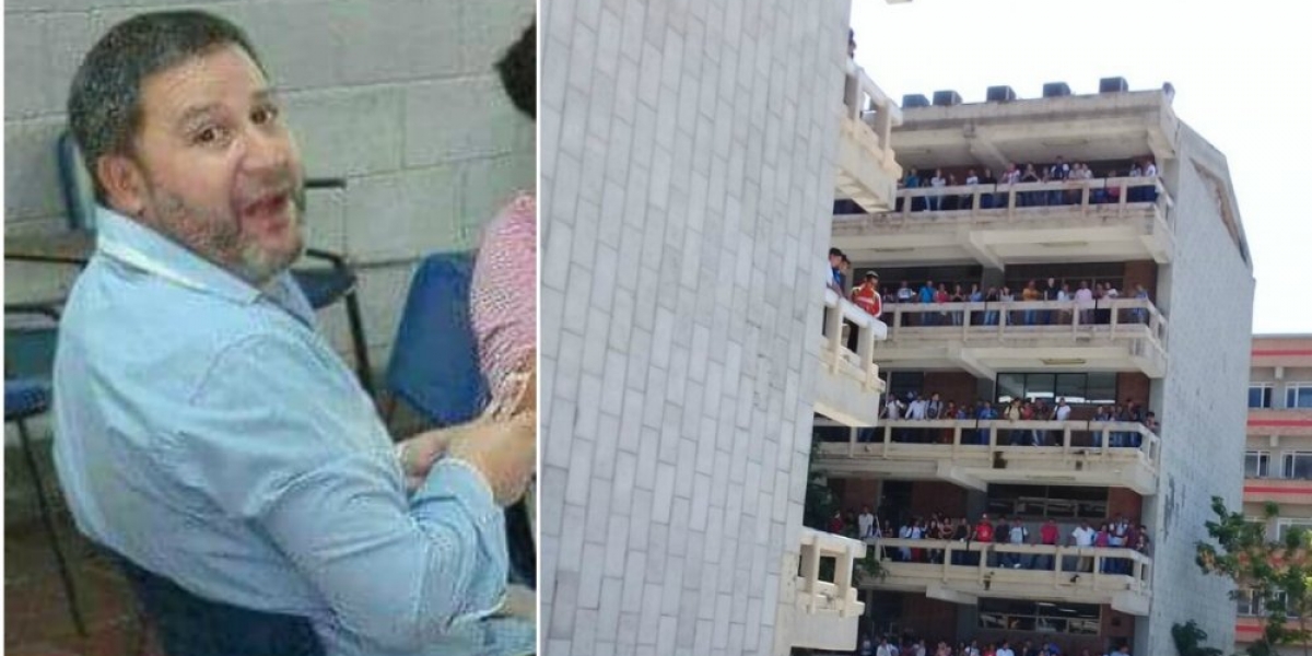 Zonacero.com El rector de la Universidad del Atlántico, Carlos Prasca, se refirió a la muerte del docente Teófilo Ernesto Castro Triana.