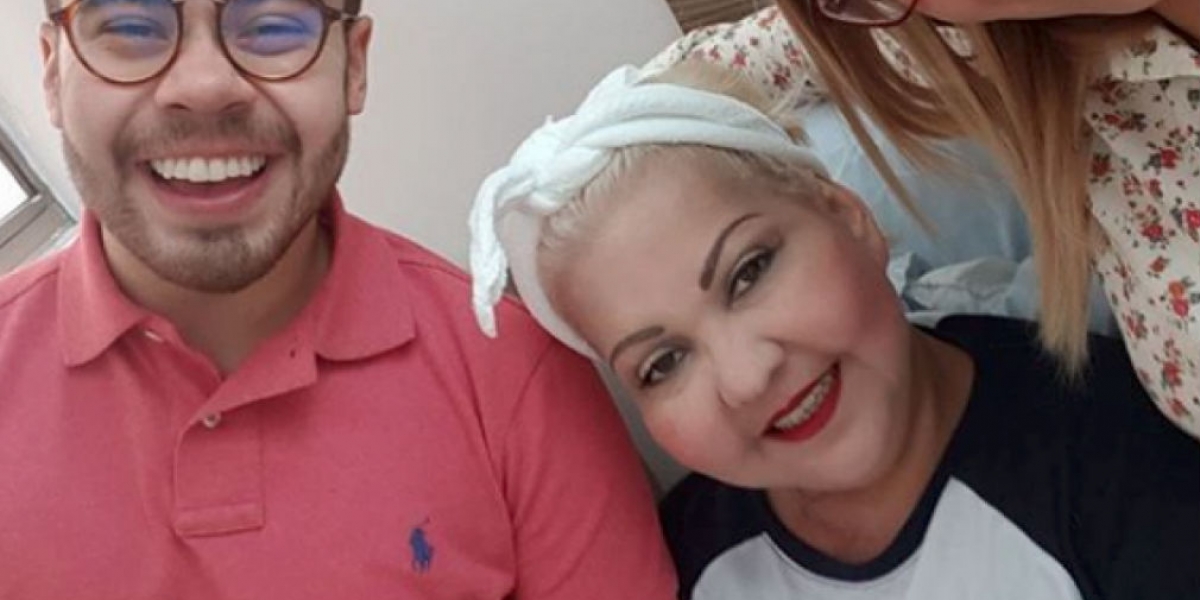 Instagram. Fabiola Posada, acompañada de su hijo, Nelson Polanía.