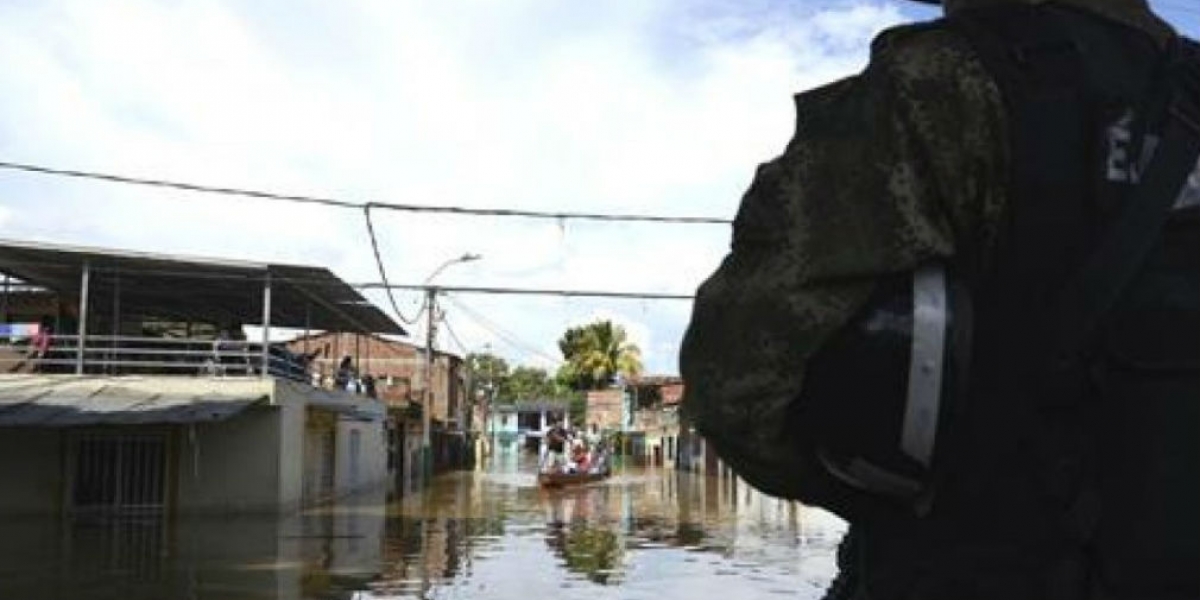 EFE. Zona afectada por la creciente del Río Cauca.