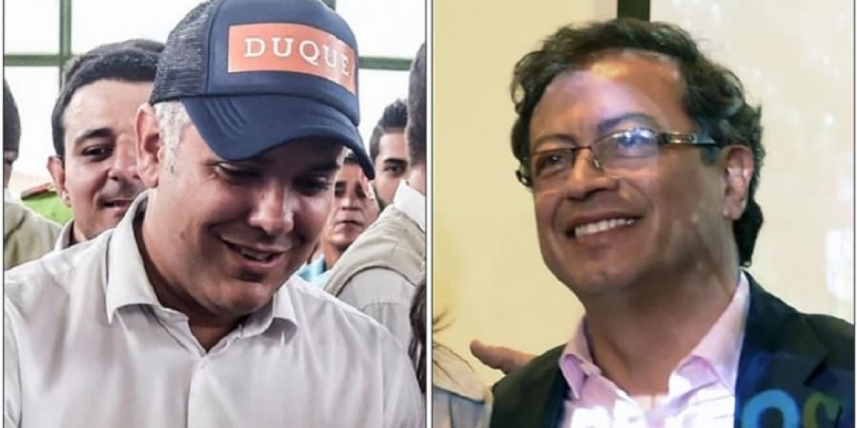 AFP. Iván Duque y Gustavo Petro.