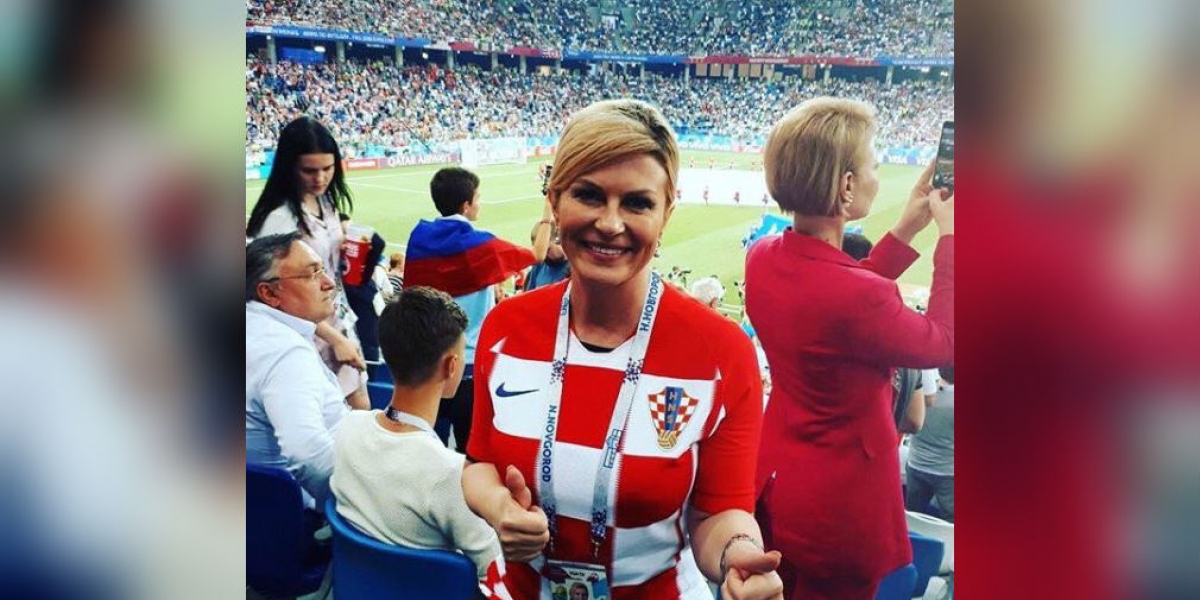 Twitter Kolinda Grabar-Kitarović, presidenta de Croacia.