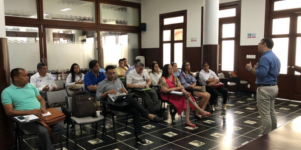 Cortesia Aspecto de la reunión desarrollada en las instalaciones de la Gobernación del Magdalena.