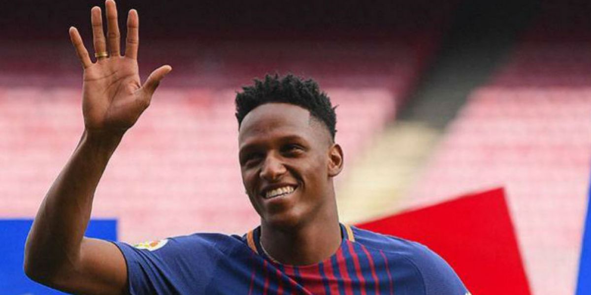 Prensa Barcelona. Yerry Mina