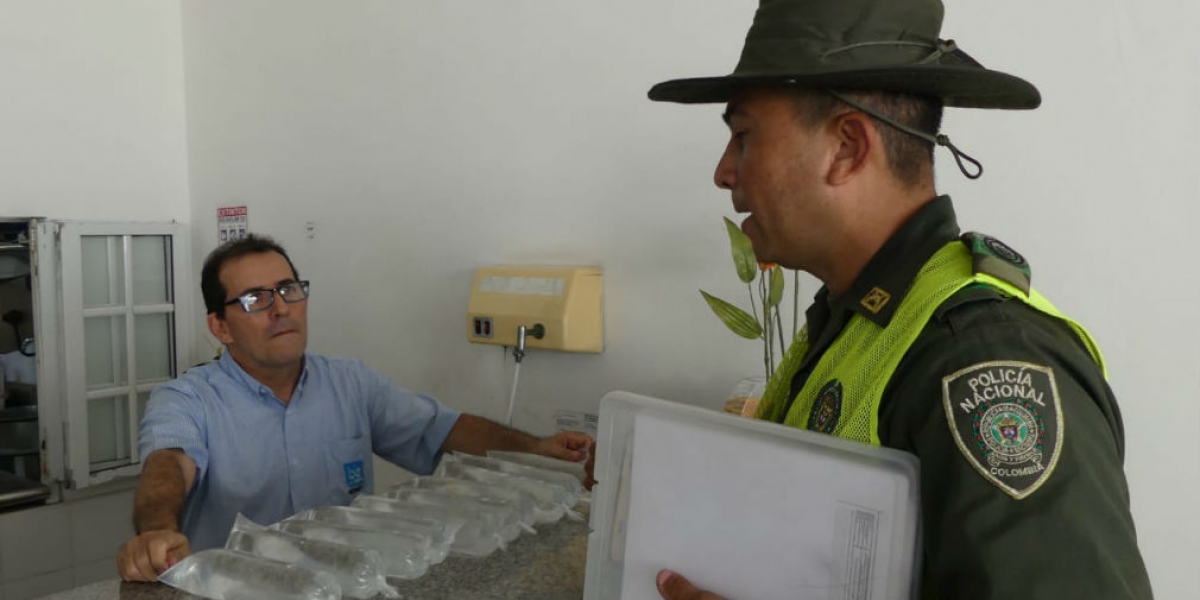 Policía Operativos desarrollados en El Rodadero.