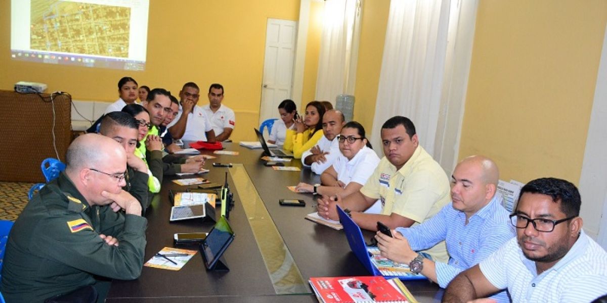 Alcaldía de Ciénaga En una reunión se establecieron todas las acciones para garantizar la seguridad de las fiestas.