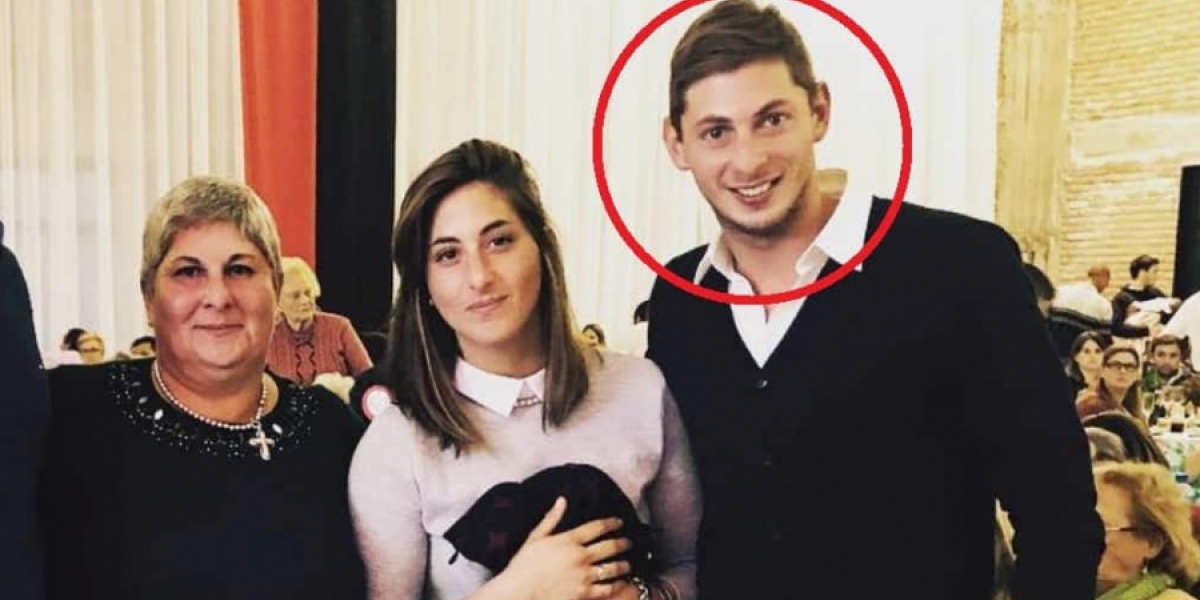 Emiliano Sala, futbolista desaparecido en el Canal de la Mancha.
