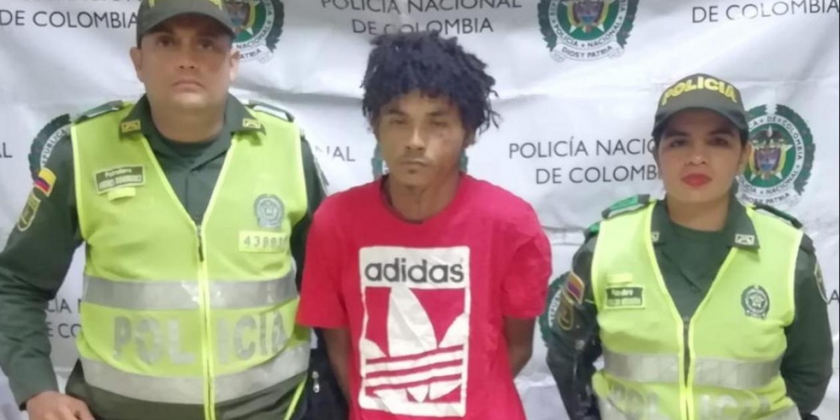 Omar David Mercado Palencia, el capturado.