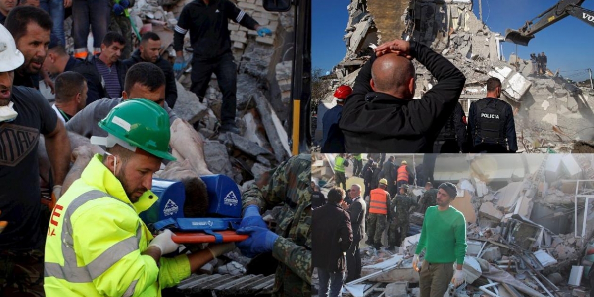 EFE Terremoto en Albania.