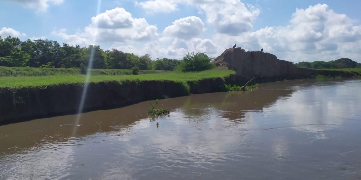 Cortesía los altos niveles del Río Magdalena que afectan el sector de La Bonga, vía que comunica a Salamina con El Piñón