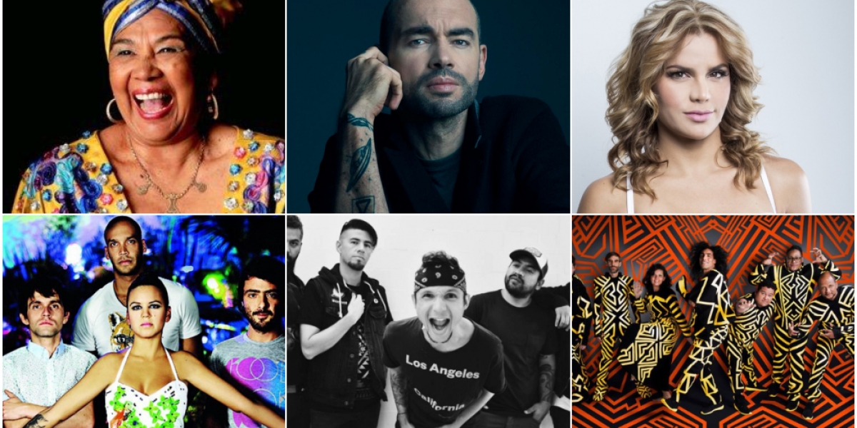 Artistas colombianos que apoyan las movilizaciones