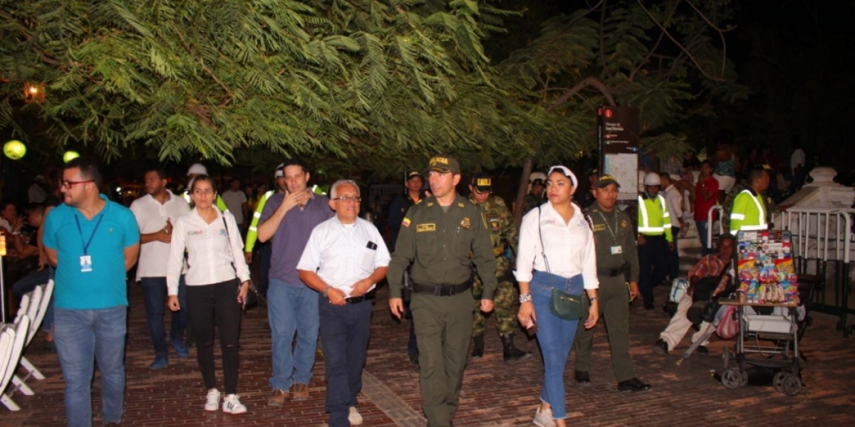 Archivo Alcaldía y Policía lideran la mega toma de seguridad en el Distrito.