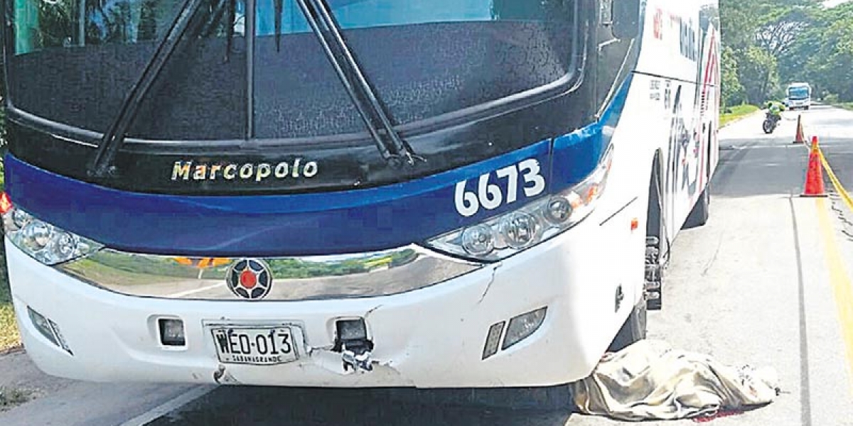 Imagen de referencia La mujer fue atropellada por un bus afiliado a Expreso Brasilia.