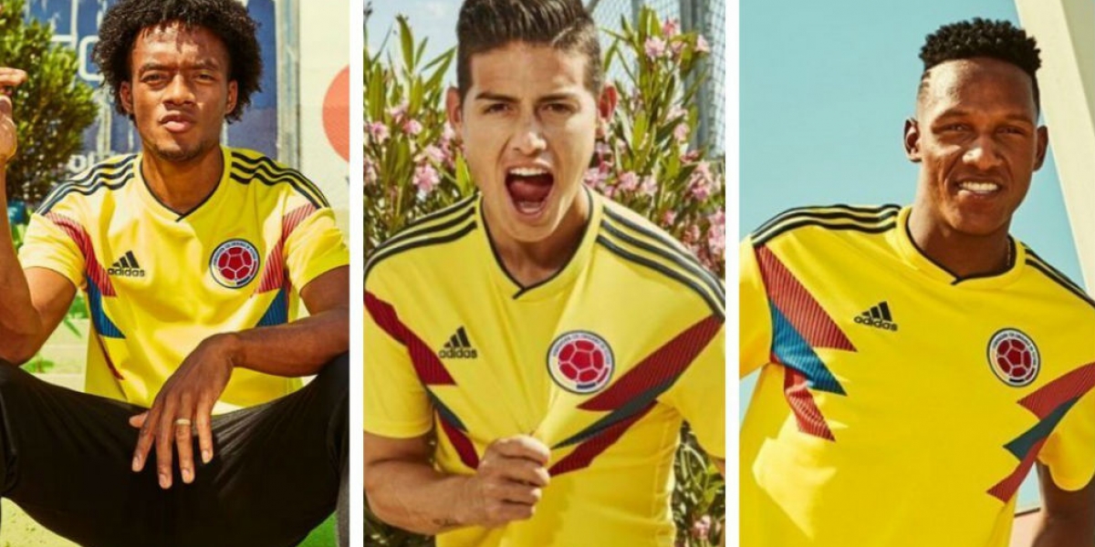 Cortesía Camiseta de la Selección Colombia en el Mundial de Rusia 2018