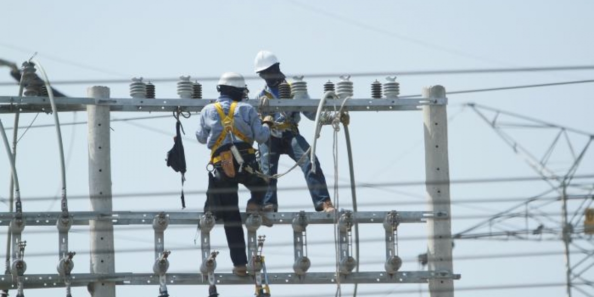 Electricaribe Estos trabajos se harán en paralelo con unas obras de Transelca en la línea de alta tensión que alimenta la subestación Magangué.