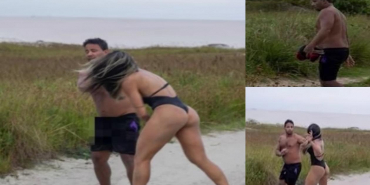 Captura Video Luchadora le propina severa paliza a un acosador.