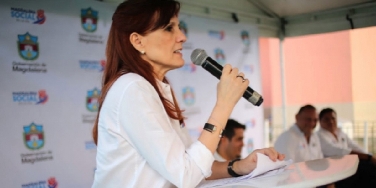 Gobernación del Magdalena La gobernadora Rosa Cotes brindó atención inmediata en caso de menor fallecida de Ciénaga.