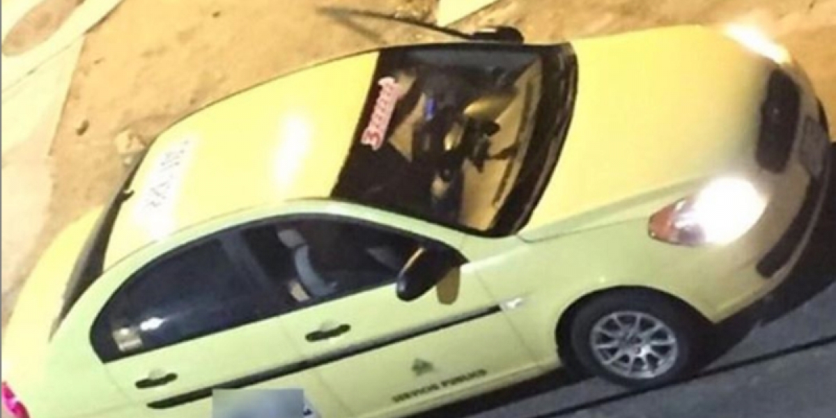 Pulzo- Instagram Taxi involucrado en el accidente en Barranquilla