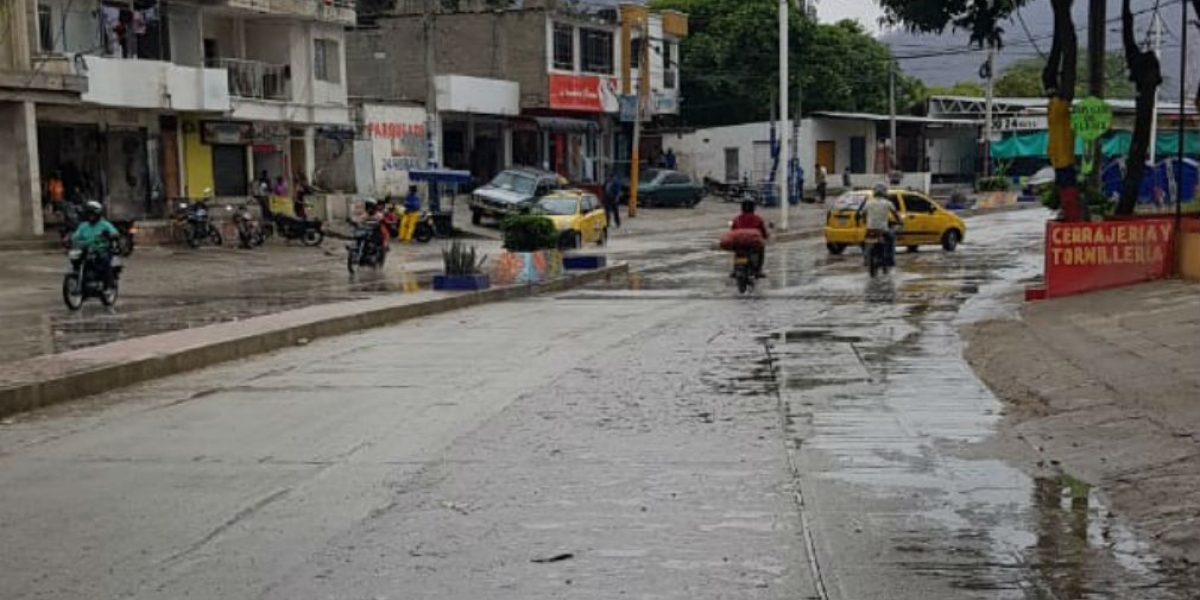Cortesía La carrera 19, entre la avenida del río y la ferrocarril, no se vio afectada por la lluvia.