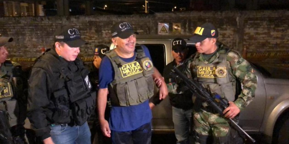 Fiscalía- Gaula Jairo Bladimir Onofre escapó de sus captores.