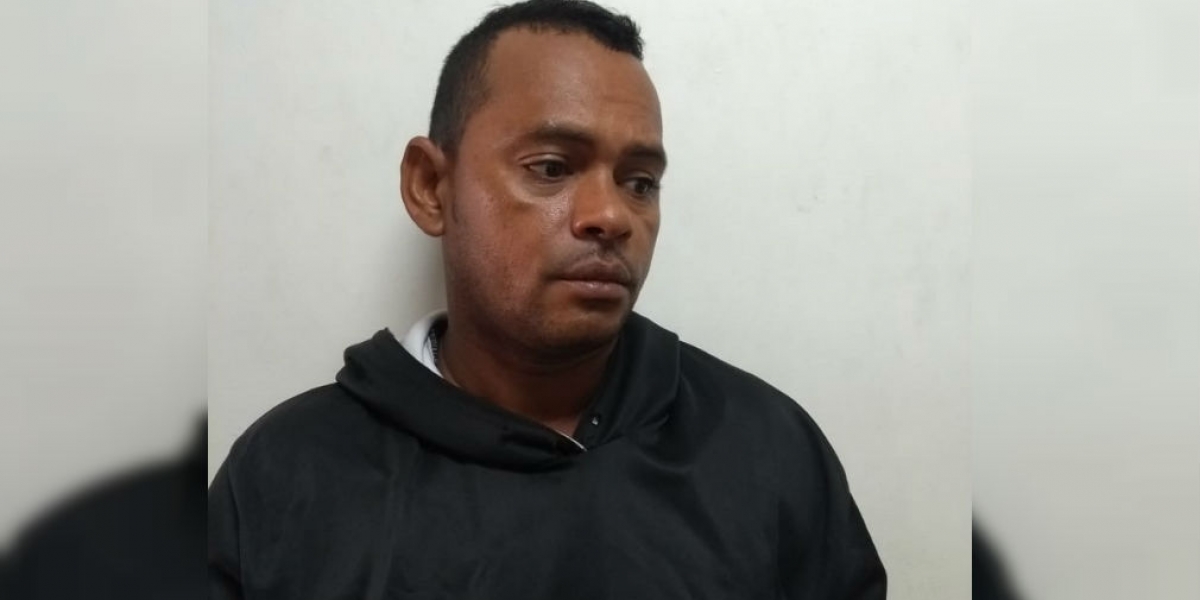 Policía de Santa Marta. Edgar Eduardo Rodríguez Díaz, capturado por atentado en Los Almendros.