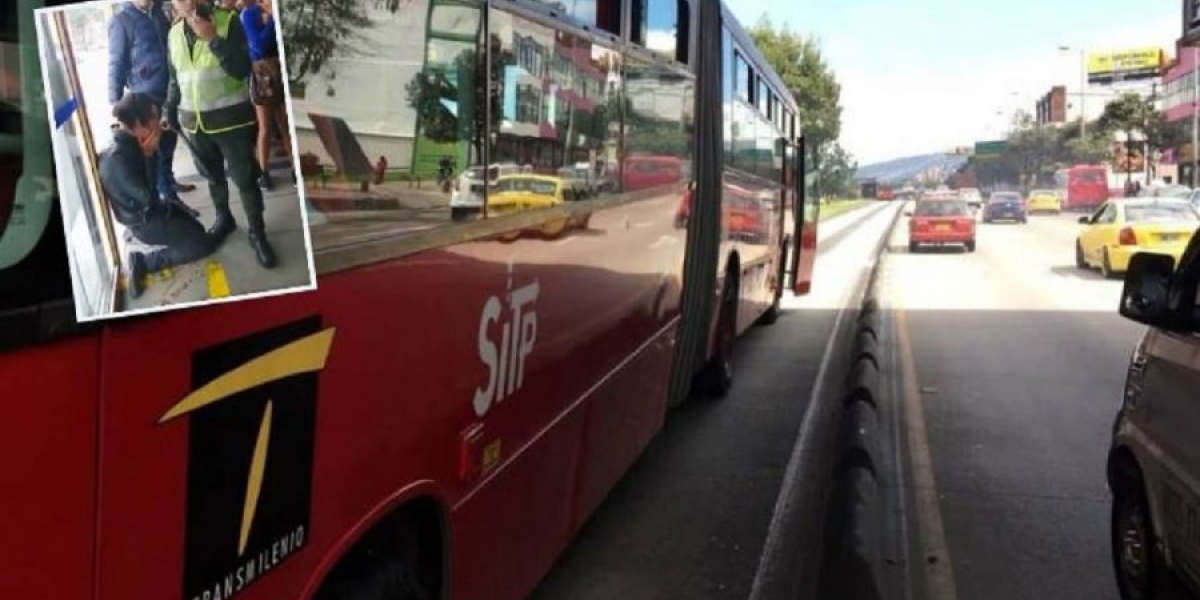 Pulzo El joven terminó sangrando y llorando.