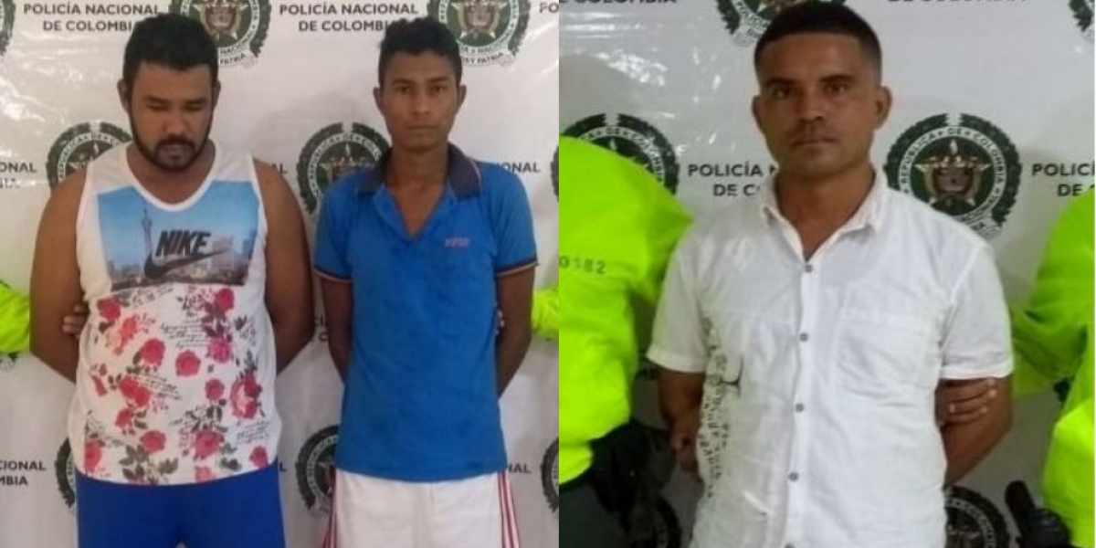 Presuntos miembros de los '4x4'.