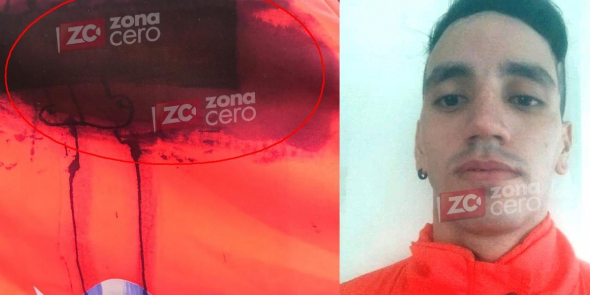Zona Cero La maleta que usó el asesino y el dueño del canasto, Sebastián Castro Molina.